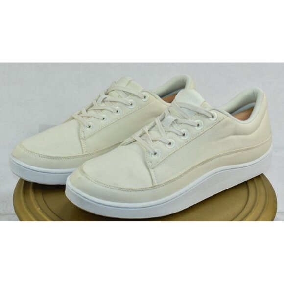 allbirds Other - Allbirds Canvas Pacer Men's Shoes Size 12 Sneakers Natural White Blizzard Lowtop